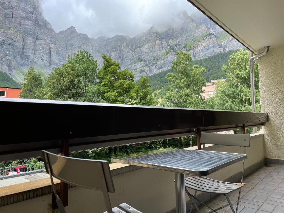 Super central - appartement 2,5pcs à Leukerbad Exterior foto