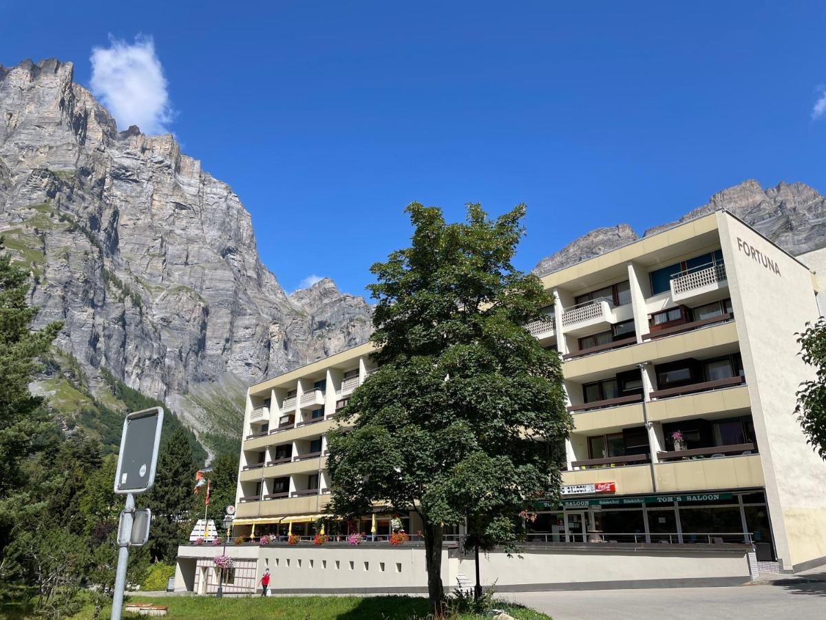Super central - appartement 2,5pcs à Leukerbad Exterior foto